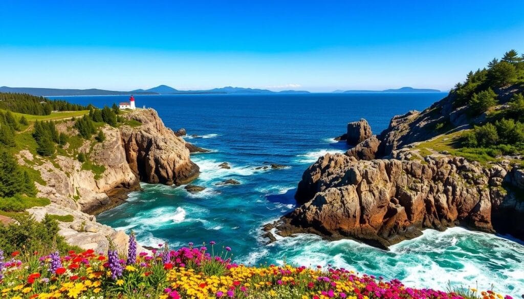 Acadia National Park Coastal Landscape