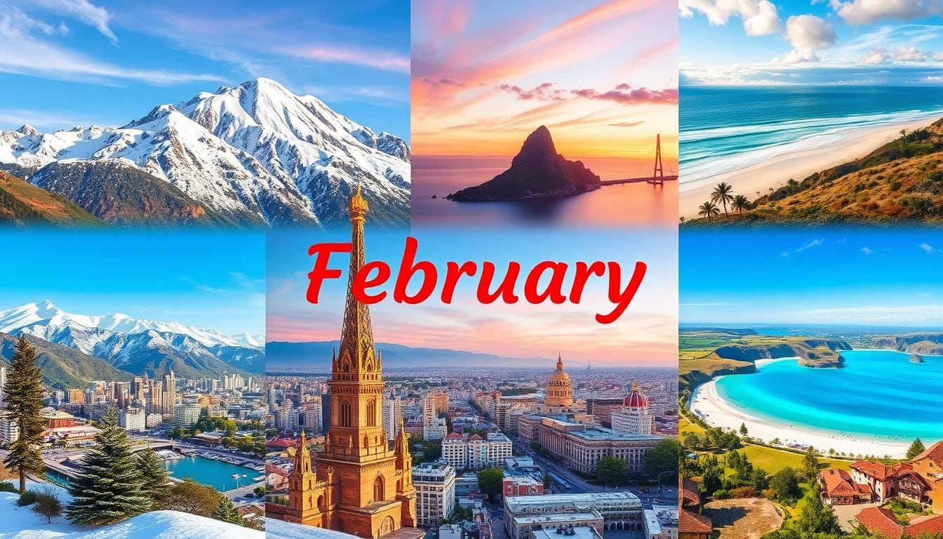 Best places to visit in February