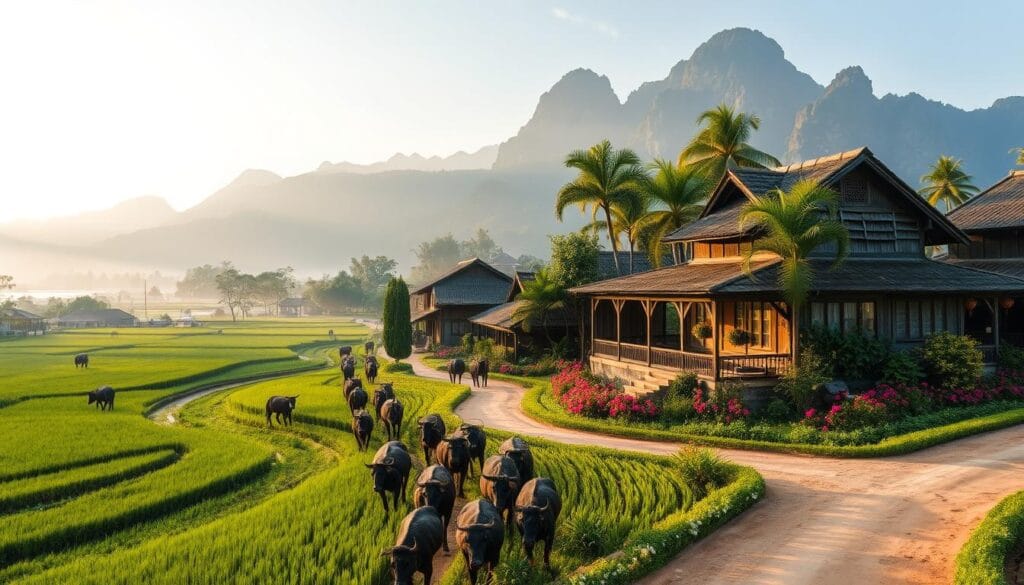 Charming Vietnamese Villages Landscape