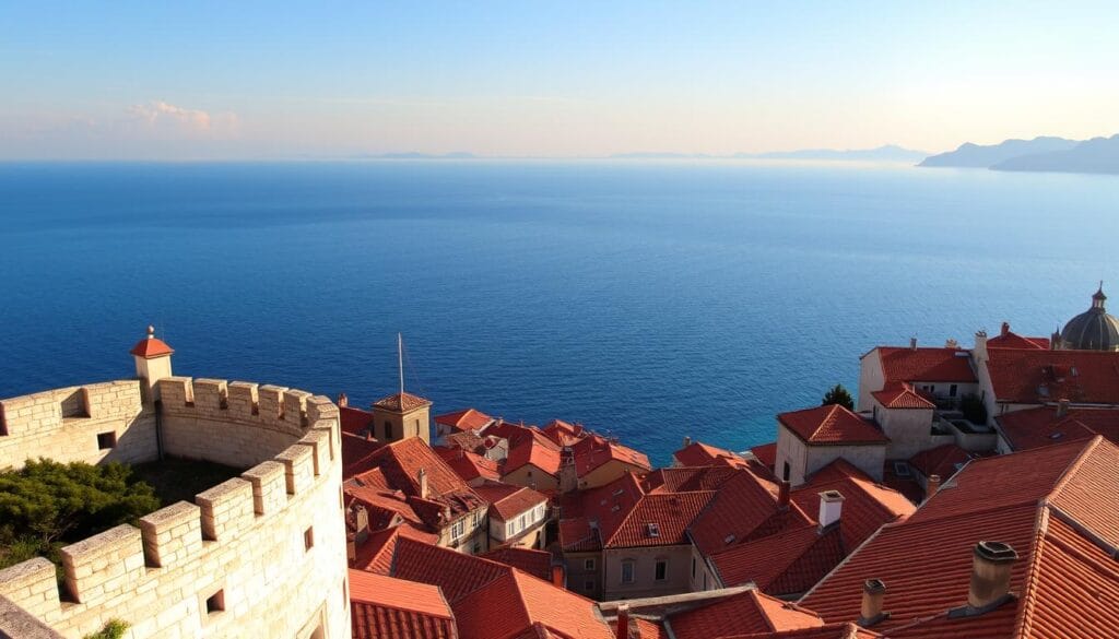 Dubrovnik Old Town Scenic View