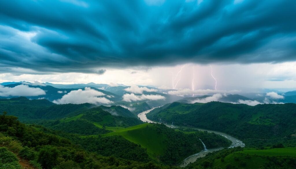 Georgia Rainfall Weather Systems