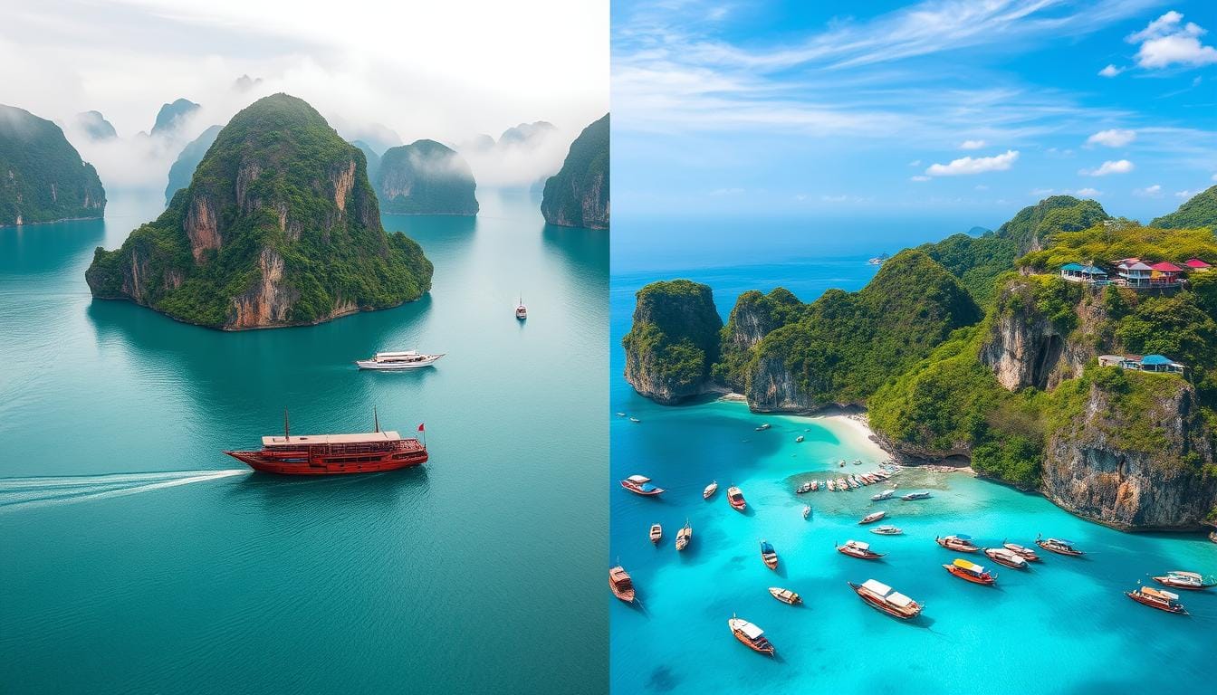 Ha Long Bay vs. Phi Phi Island