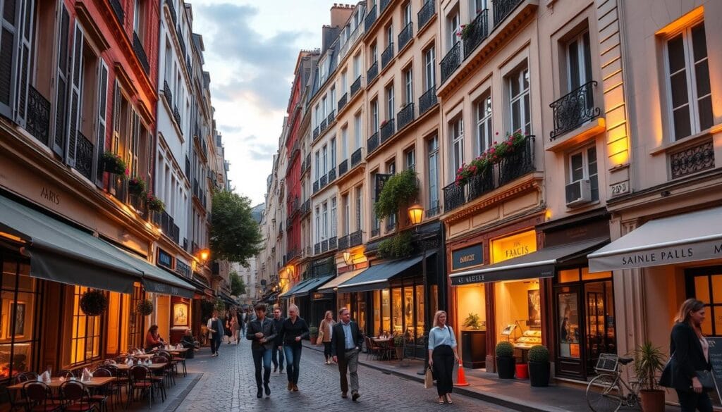 Le Marais Parisian Neighborhood