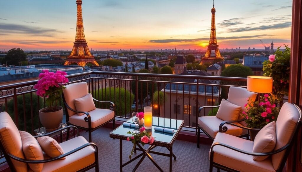 Romantic Paris Hotels with Eiffel Tower Views