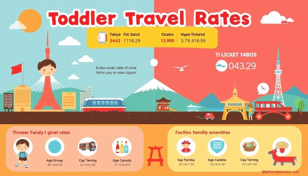 Toddler Travel Rates in Japan