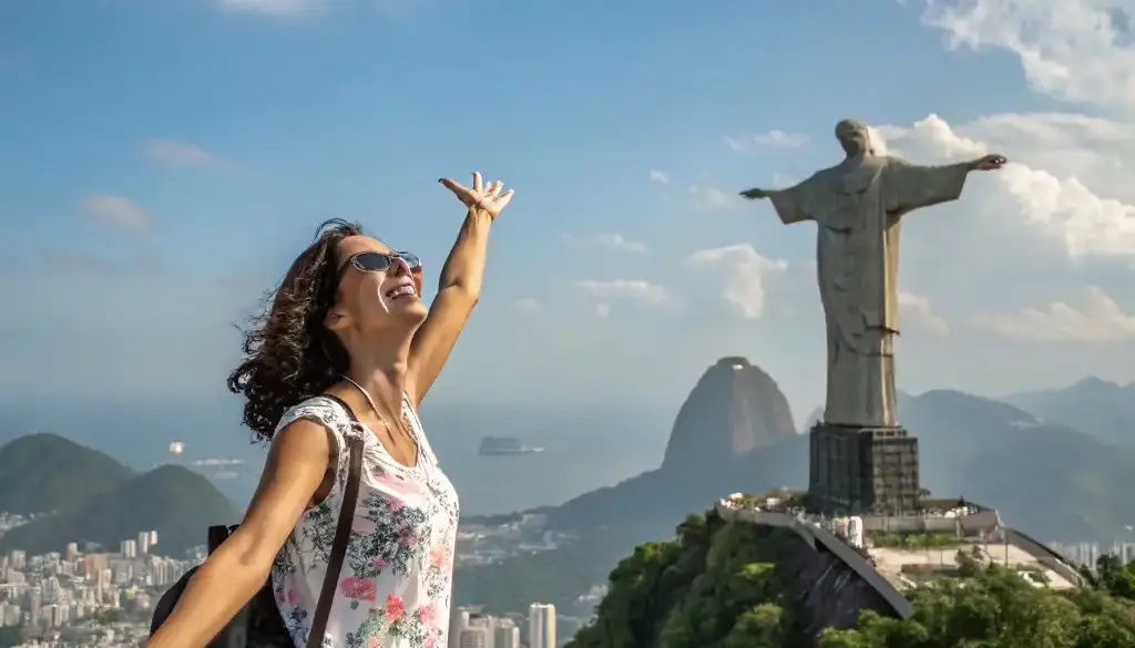 Rio de Janeiro, Christ the Redeemer atop Corcovado Mountain